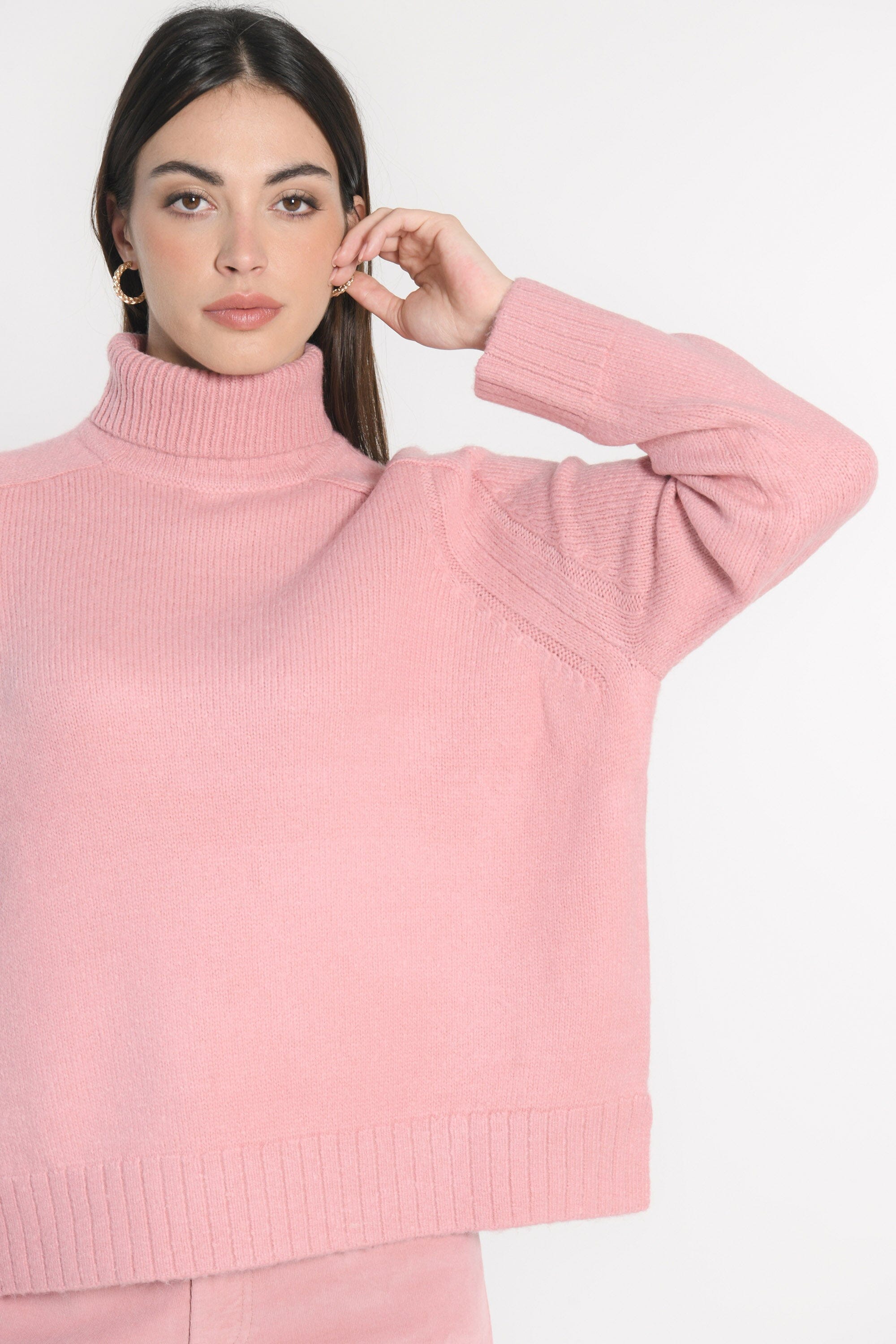 PULL COL ROULÉ JOANA BOIS DE ROSE PULL KOOKAI Mode Kookai