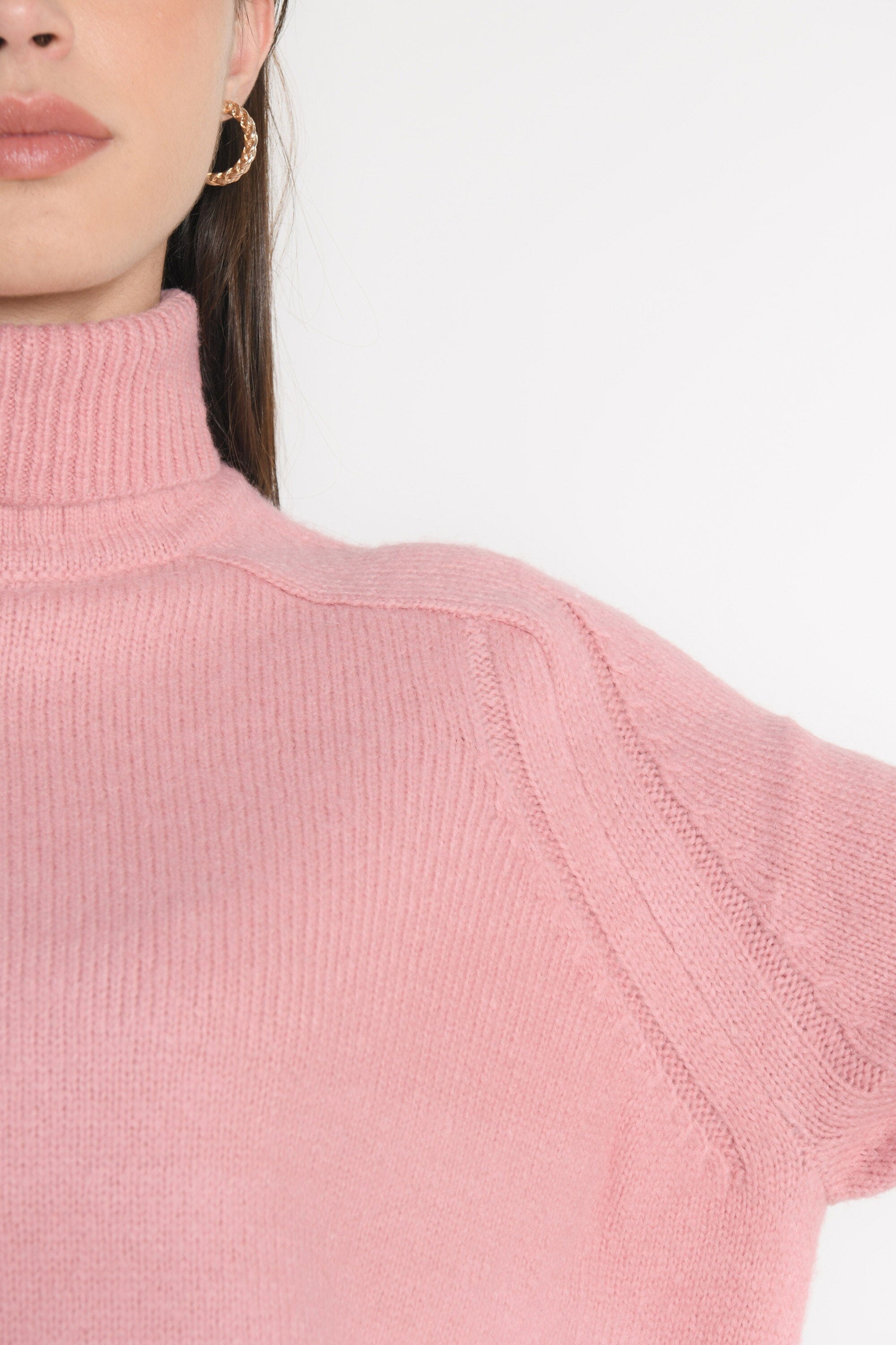 PULL COL ROULÉ JOANA BOIS DE ROSE PULL KOOKAI Mode Kookai