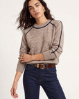 PULL COL ROULOTTE - DARI - BEIGE/MARINE PULL NEW KOOKAI Mode Kookai