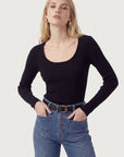 PULL COL U - D-BAYRON - NOIR PULL NEW KOOKAI Mode Kookai