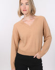 PULL COL V - B-ANITA - CAMEL PULL NEW KOOKAI Mode Kookai