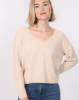 PULL COL V - BRUNO - BEIGE PULL NEW KOOKAI Mode Kookai