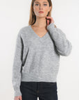 PULL COL V - DANNA - GRIS CHINE PULL KOOKAI Mode Kookai