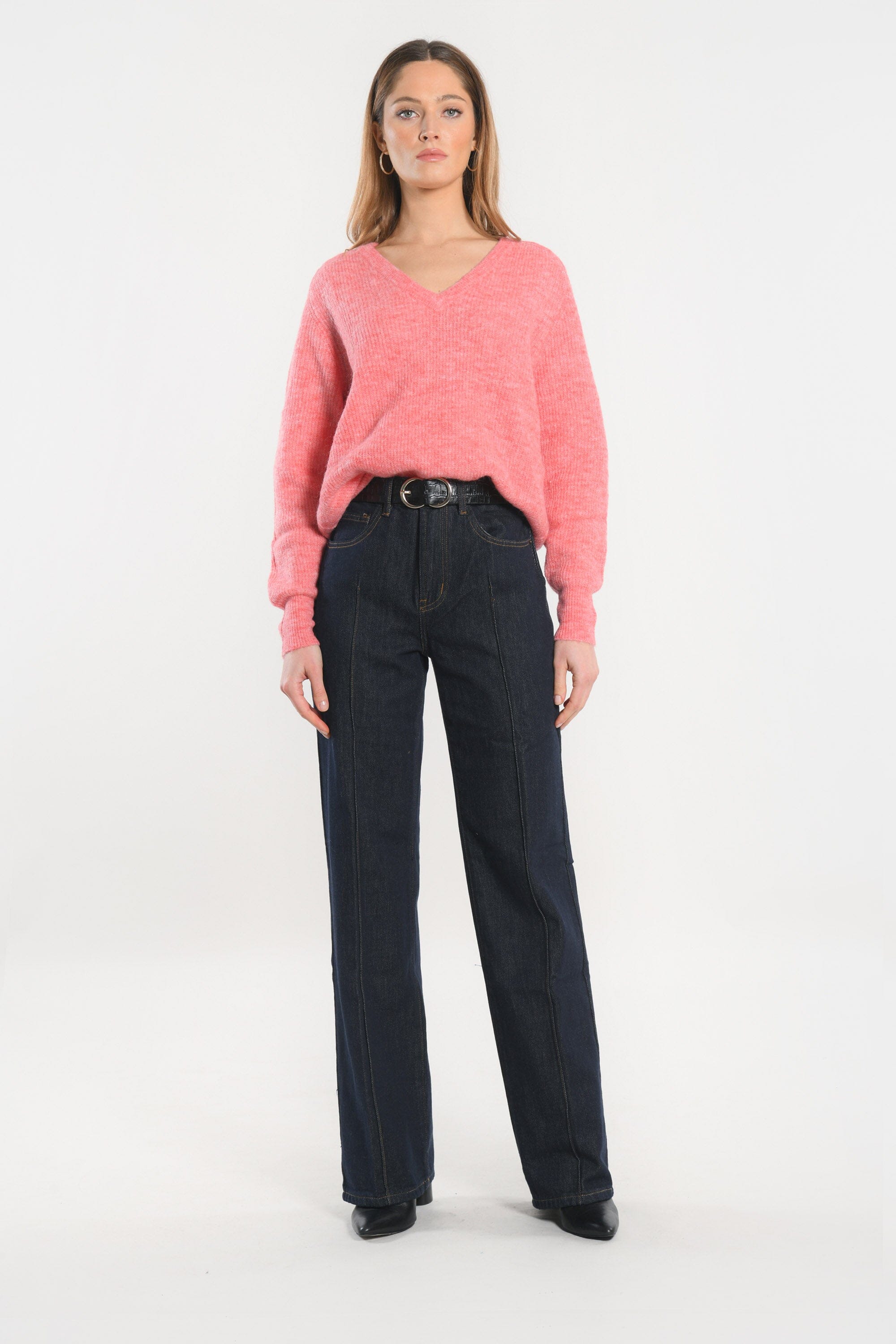 PULL COL V - DANNA - RAPTUR ROSE PULL KOOKAI Mode Kookai