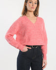 PULL COL V - DANNA - RAPTUR ROSE PULL KOOKAI Mode Kookai