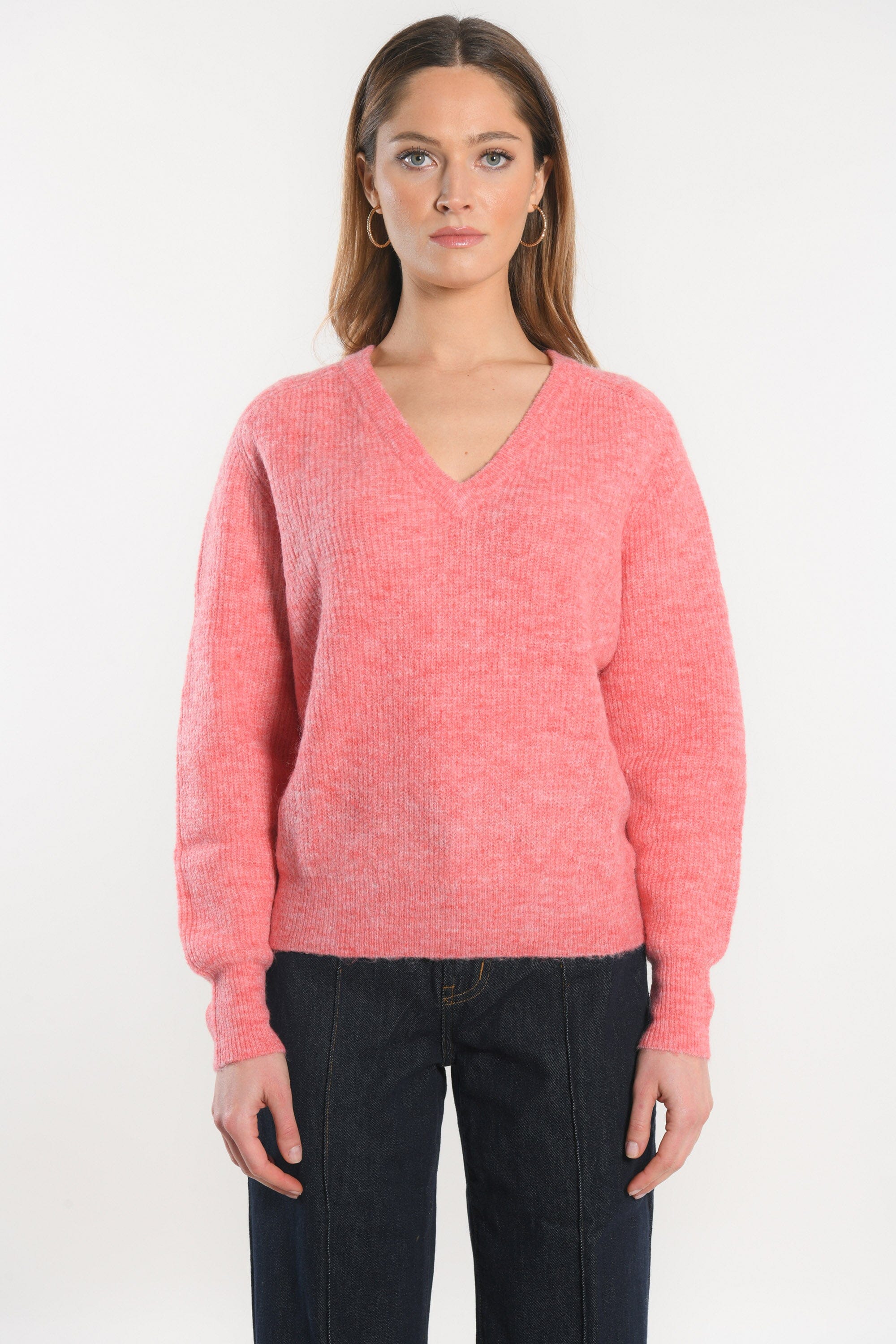 PULL COL V - DANNA - RAPTUR ROSE PULL KOOKAI Mode Kookai
