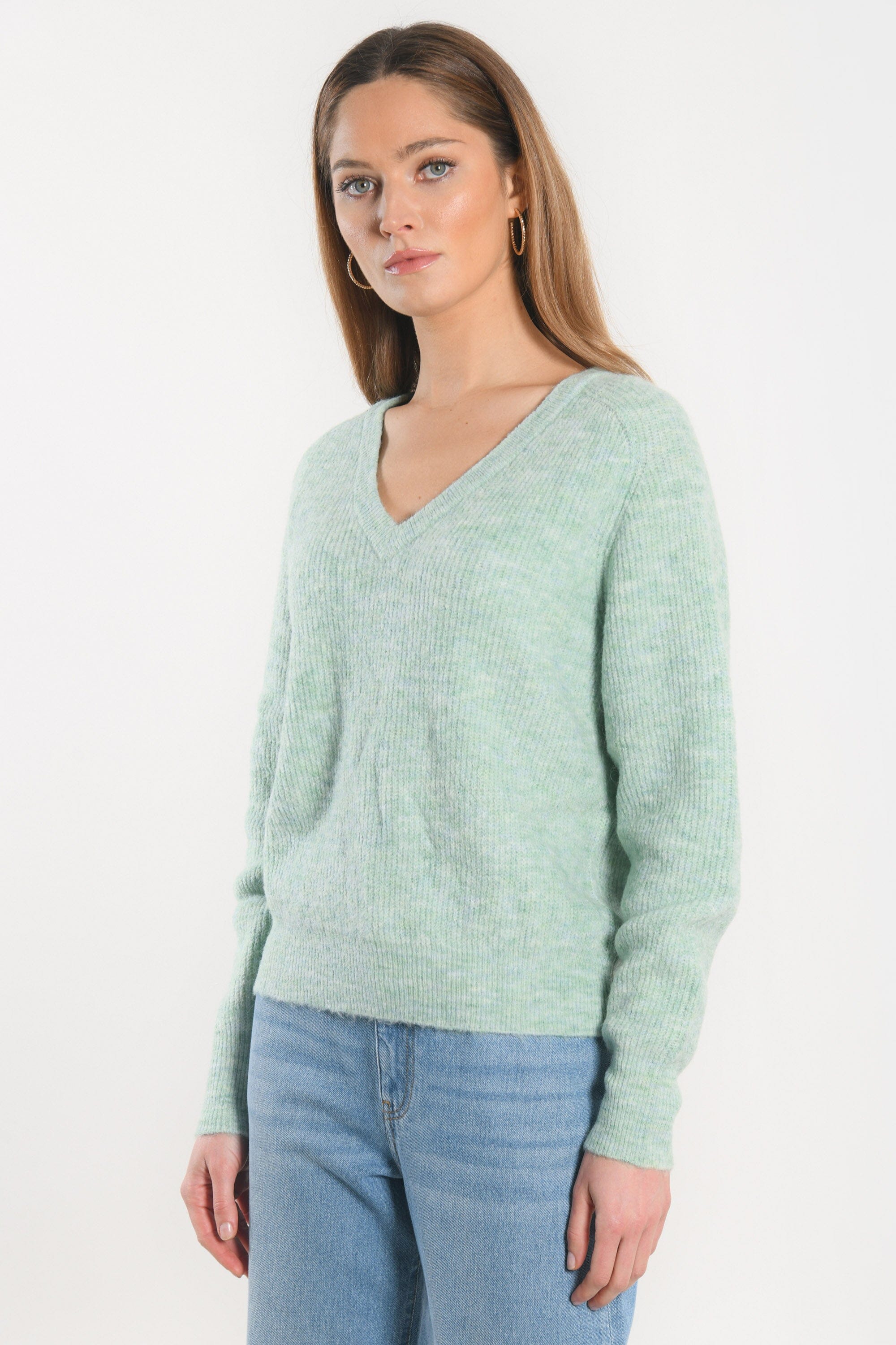 PULL COL V - DANNA - VERT AMANDE PULL KOOKAI Mode Kookai