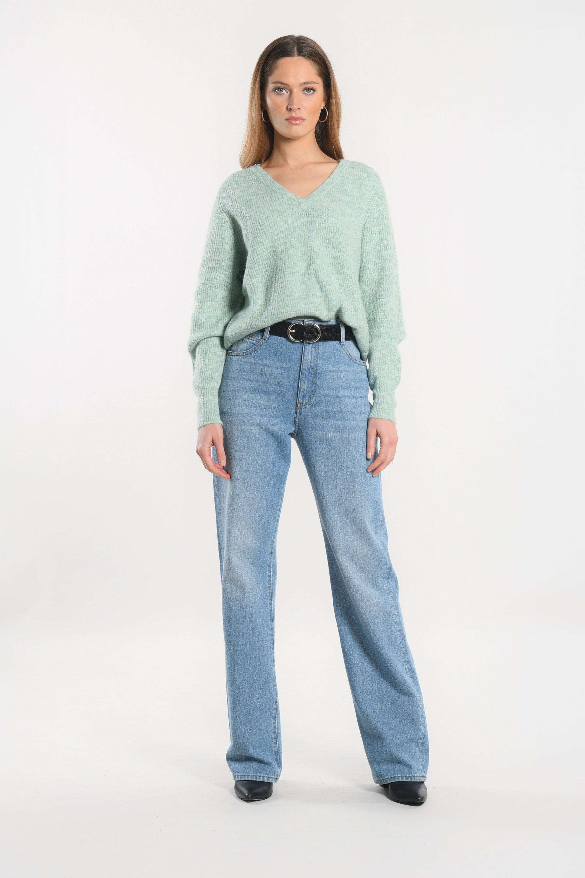 PULL COL V - DANNA - VERT AMANDE PULL KOOKAI Mode Kookai