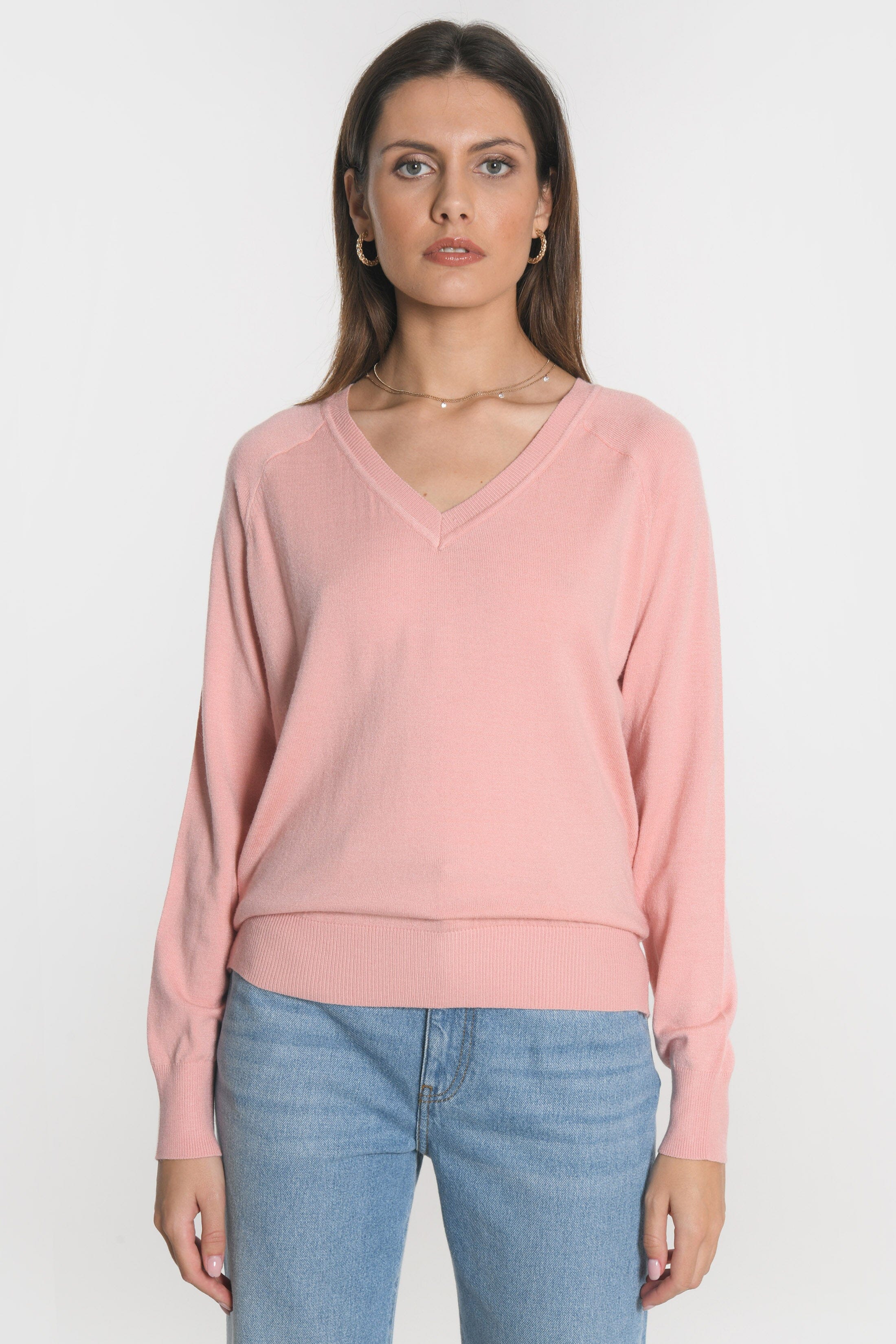 PULL COL V NOLWENN MELLOW ROSE PULL KOOKAI Mode Kookai