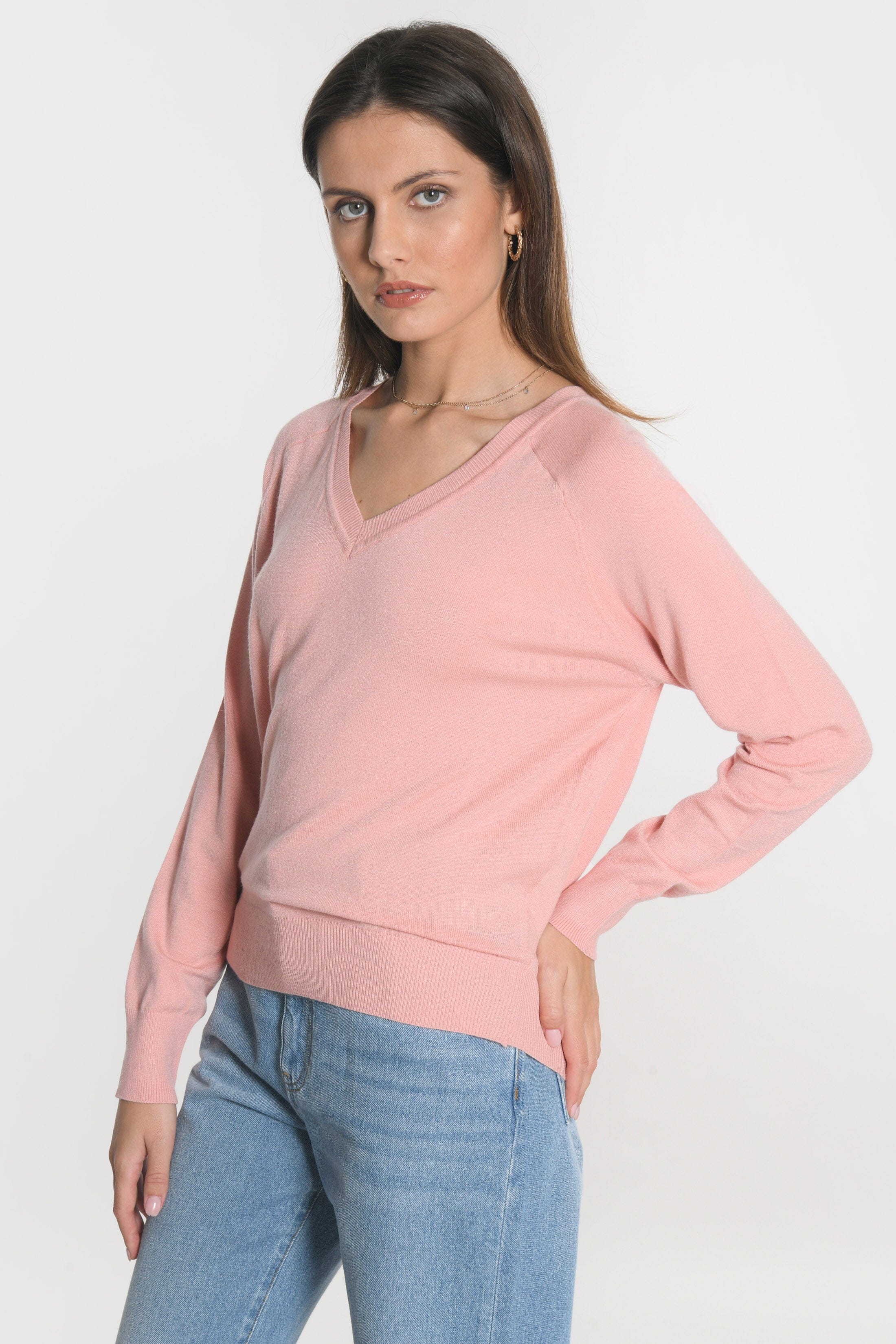 PULL COL V NOLWENN MELLOW ROSE PULL KOOKAI Mode Kookai