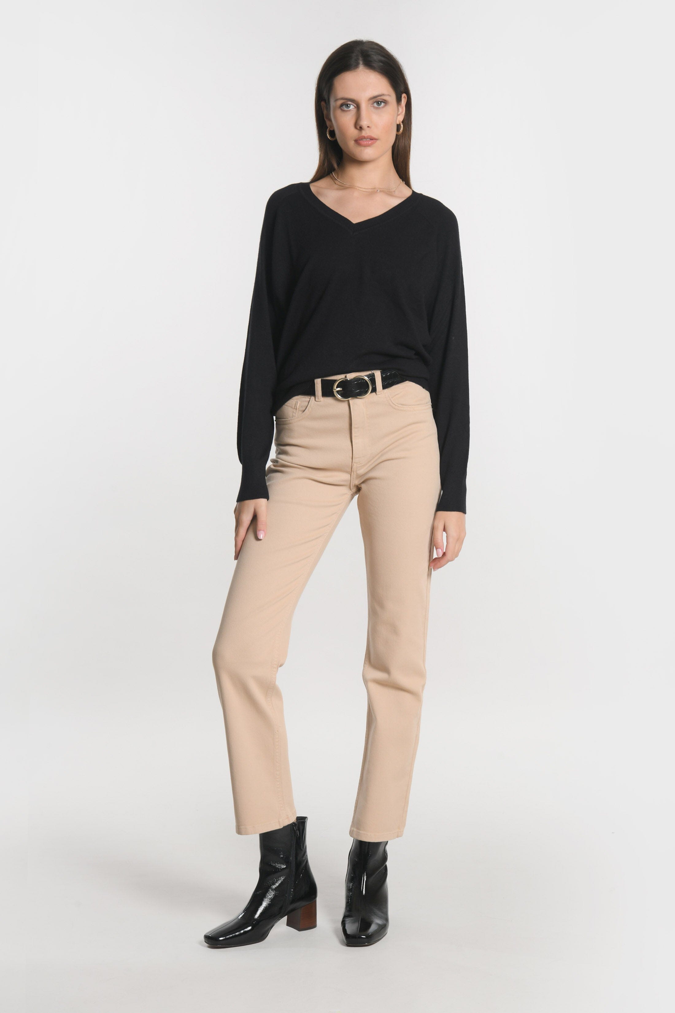 PULL COL V NOLWENN NOIR PULL KOOKAI Mode Kookai