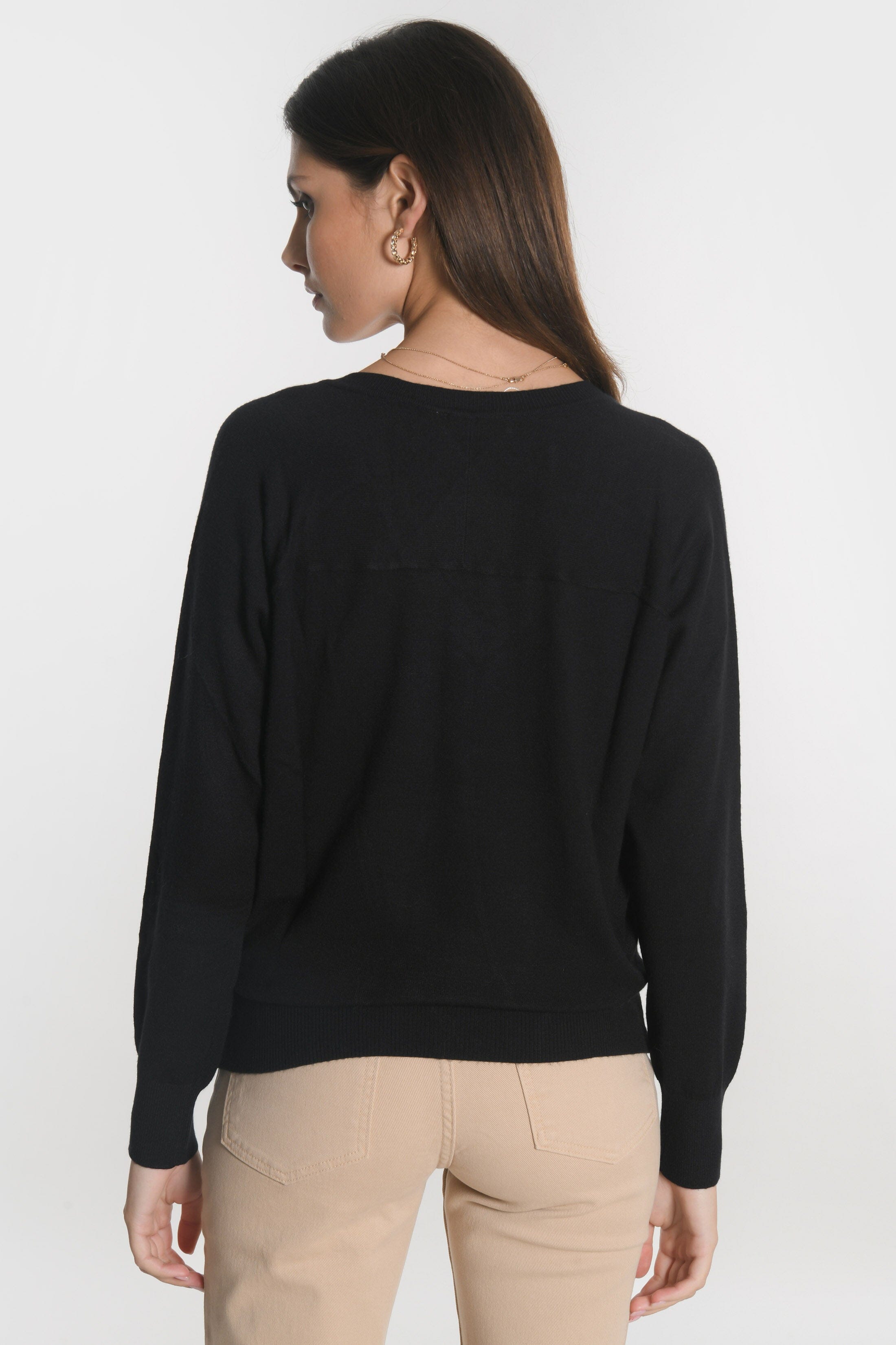 PULL COL V NOLWENN NOIR PULL KOOKAI Mode Kookai