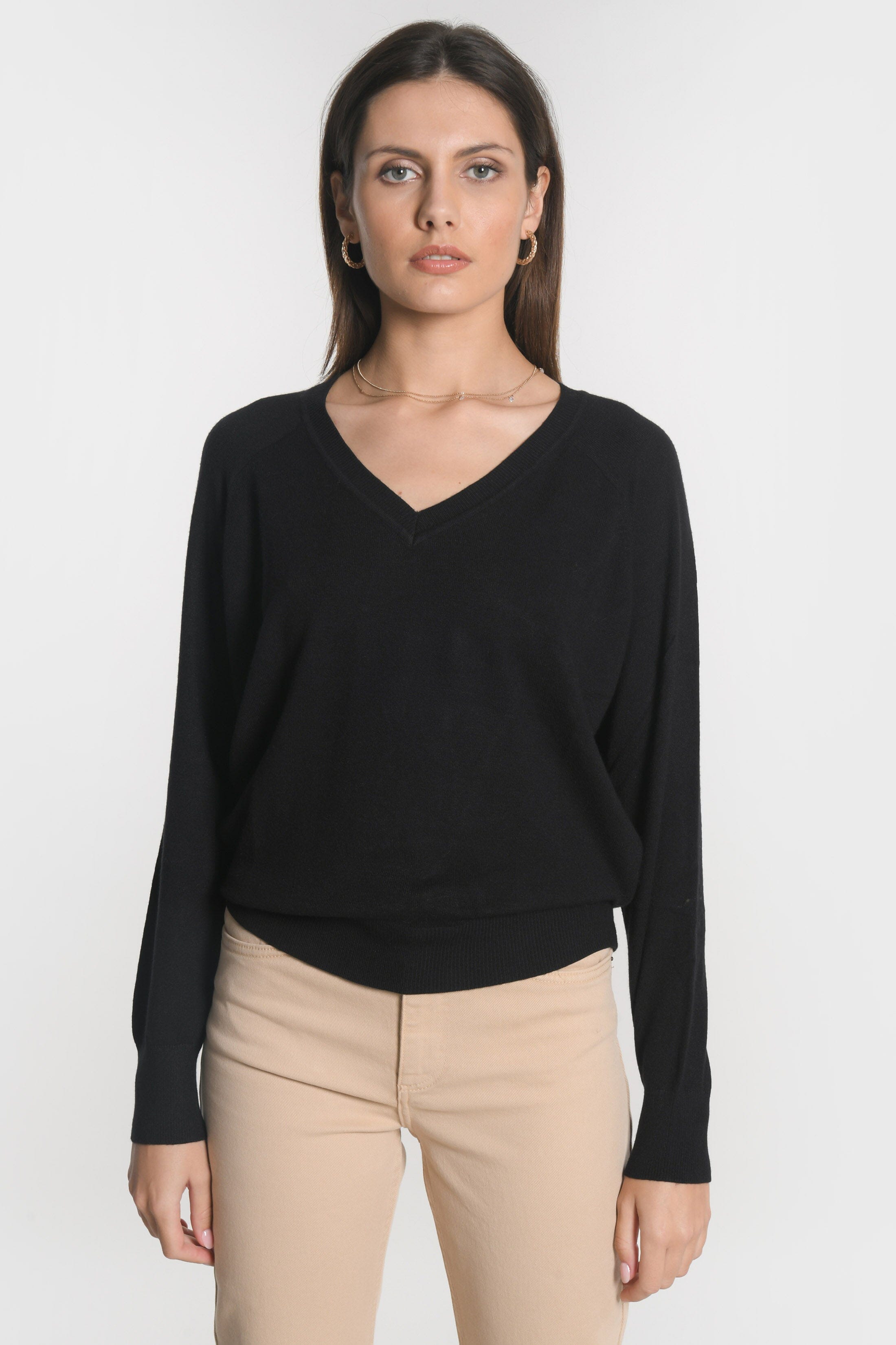 PULL COL V NOLWENN NOIR PULL KOOKAI Mode Kookai