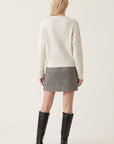 PULL COL V TORSADE - DARI - ECRU PULL NEW KOOKAI Mode Kookai