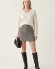 PULL COL V TORSADE - DARI - ECRU PULL NEW KOOKAI Mode Kookai