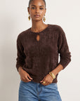 PULL DECOLLETE GOUTE - BELEN - CHOCOLAT PULL NEW KOOKAI Mode Kookai