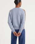 PULL MANCHES RAYEES - DARI - CIEL/CAMEL PULL NEW KOOKAI Mode Kookai