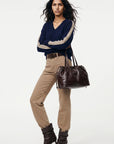 PULL MANCHES RAYEES - DARI - MARINE/BEIGE PULL NEW KOOKAI Mode Kookai