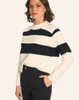 PULL MARINIÈRE - BLANC/NAVY - AUDE PULL KOOKAI Mode Kookai