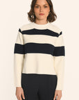 PULL MARINIÈRE - BLANC/NAVY - AUDE PULL KOOKAI Mode Kookai