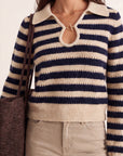 PULL MARINIERE - DIMA - BEIGE/NAVY PULL NEW KOOKAI Mode Kookai