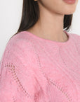 PULL MONICA ROSE POUDRÉ CHINÉ PULL KOOKAI Mode Kookai