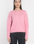 PULL MONICA ROSE POUDRÉ CHINÉ PULL KOOKAI Mode Kookai