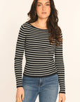 PULL - NAVY/ÉCRU - ALIDA PULL KOOKAI Mode Kookai