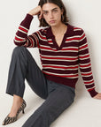 PULL POLO - DANITA - BORDEAUX PULL NEW KOOKAI Mode Kookai
