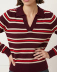PULL POLO - DANITA - BORDEAUX PULL NEW KOOKAI Mode Kookai