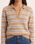 PULL POLO - DANITA - CAMEL PULL NEW KOOKAI Mode Kookai