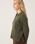 PULL POLO - DOROTHEE - KAKI PULL NEW KOOKAI Mode Kookai