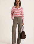 PULL POLO RAYE - DARIA - ROSE/ROUGE PULL NEW KOOKAI Mode Kookai