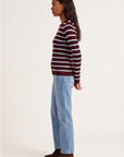 PULL RAS DE COU RAYE - OLYMPE - BORDEAUX PULL NEW KOOKAI Mode Kookai