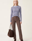 PULL RAS DE COU RAYE - OLYMPE - CIEL PULL NEW KOOKAI Mode Kookai