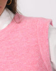 PULL SANS MANCHE - BAMBI - ROSE PULL NEW KOOKAI Mode Kookai