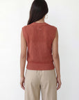 PULL SANS MANCHE - CLOVIS - TERRACOTTA PULL NEW KOOKAI Mode Kookai