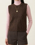 PULL SANS MANCHE - DAGNY - CHOCOLAT PULL NEW KOOKAI Mode Kookai