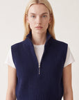 PULL SANS MANCHE - DALLIE - MARINE PULL NEW KOOKAI Mode Kookai