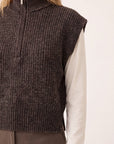 PULL SANS MANCHE - DALTON - CHOCOLAT PULL NEW KOOKAI Mode Kookai