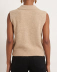 PULL SANS MANCHE - DIMA - BEIGE PULL NEW KOOKAI Mode Kookai
