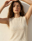 PULL SANS MANCHES - CASILA - ECRU PULL NEW KOOKAI Mode Kookai