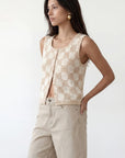 PULL SANS MANCHES - COLETT - CREME PULL NEW KOOKAI Mode Kookai
