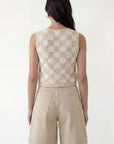 PULL SANS MANCHES - COLETT - CREME PULL NEW KOOKAI Mode Kookai