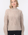 PULL TORSADE - BAYA - TAUPE PULL NEW KOOKAI Mode Kookai