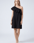 ROBE ASYMETRIQUE - CALETA - NOIR ROBE NEW KOOKAI Mode Kookai