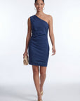 ROBE ASYMETRIQUE - CLARENCE - INDIGO ROBE NEW KOOKAI Mode Kookai
