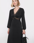 ROBE - BERGAMOTE - NOIR ROBE NEW KOOKAI Mode Kookai