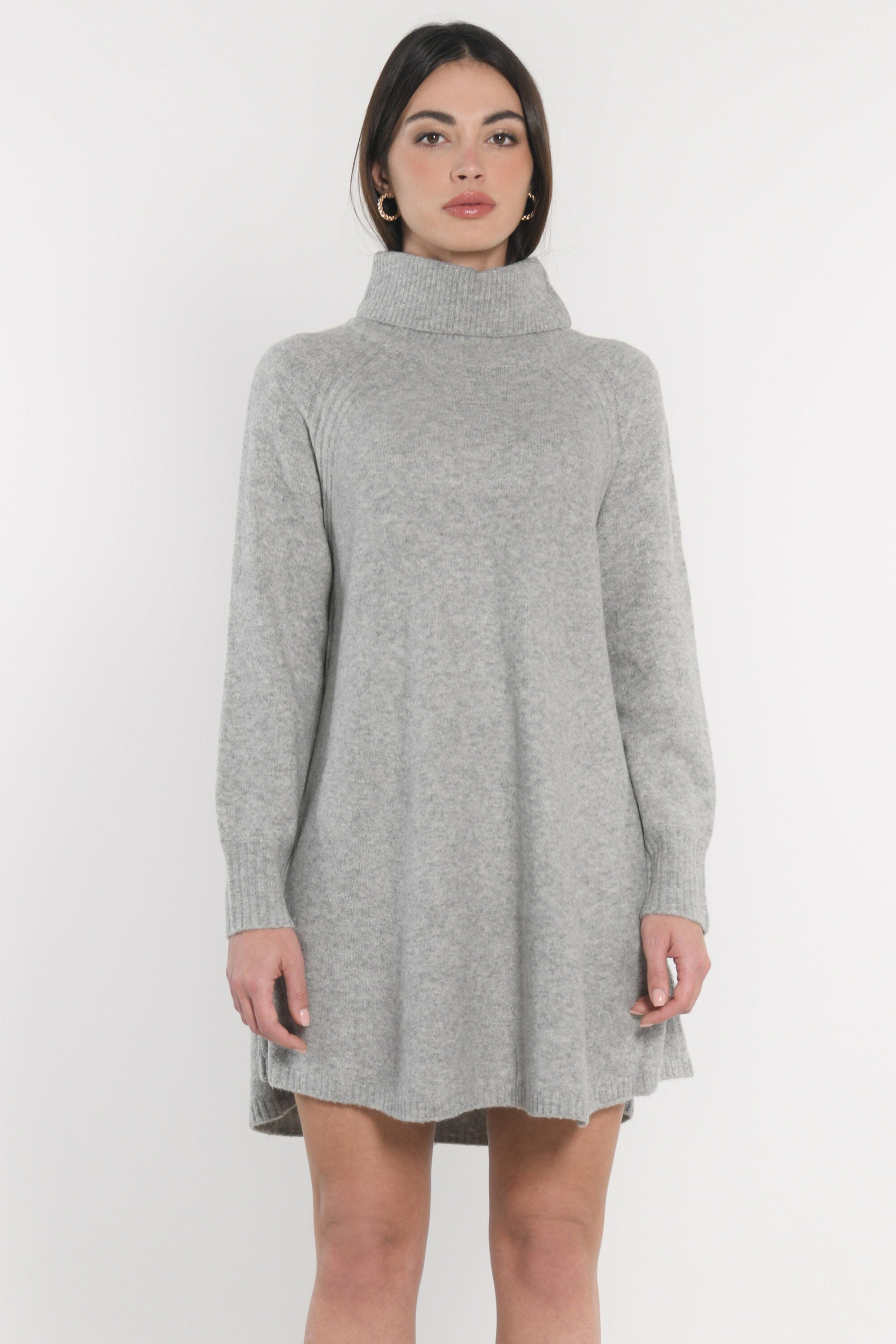 ROBE COL ROULÉ MANDY GRIS CHINÉ ROBE KOOKAI Mode Kookai