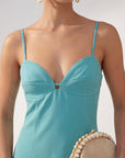 ROBE COURTE - CLEO - AQUA ROBE NEW KOOKAI Mode Kookai